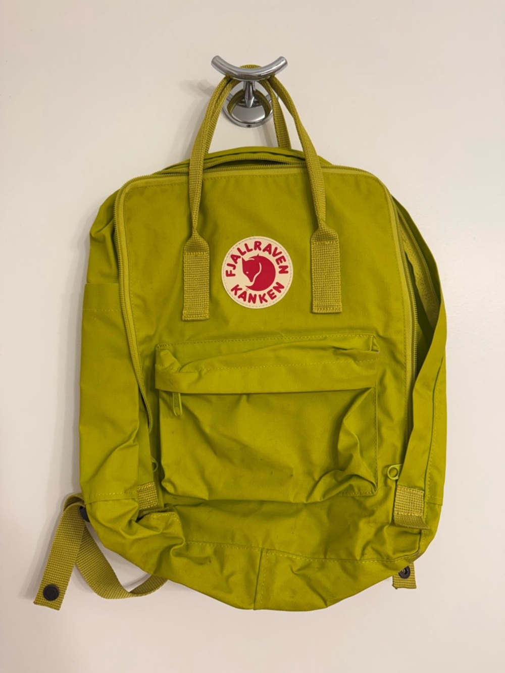 RARE Fjallraven Kanken Backpack - chartreuse
